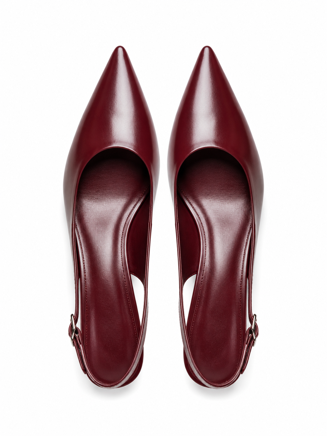 Slingback kitten heels